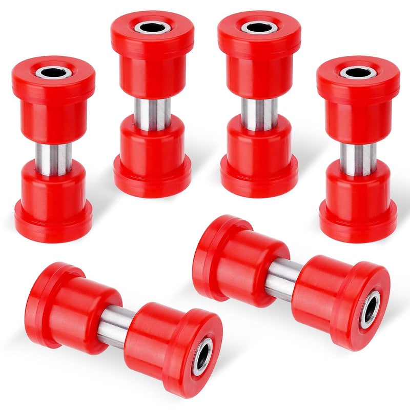 FILTERUP Upgraded Golf Cart Spring Bushing Kit Rear Leaf Springs Bushing Sleeve Compatible with 1994-Up EZGO TXT/Medalist & 1981-Up Club Car DS, Replaces for 70291G-01 70289-G02 1015583 1012303 - Image 1